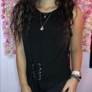 Brand New (W/Tags) XL Moa Moa Black Blouse